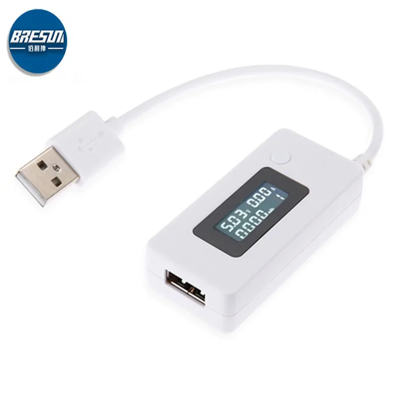 

KCX-017 White Tail Digital Micro Usb Lcd Mini Voltage And Current Detector Meter 3V-7V Detector Mobile Power Tester