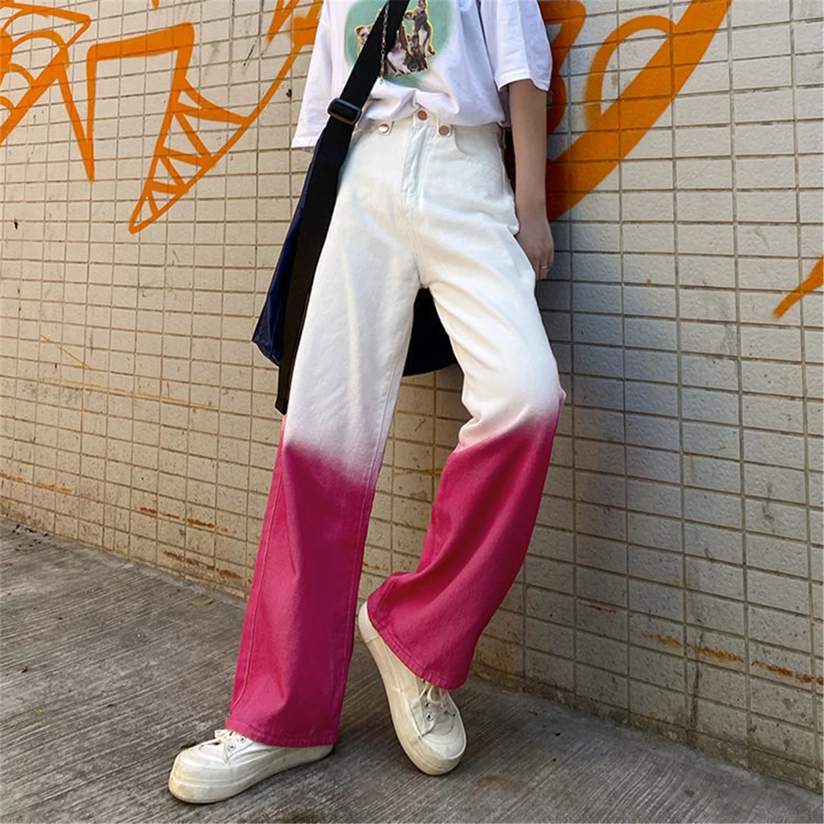 

Джинсы мужские в стиле пэчворк, модные мешковатые брюки в стиле ретро, повседневные уличные штаны в стиле Хай-стрит, хип-хоп, лето