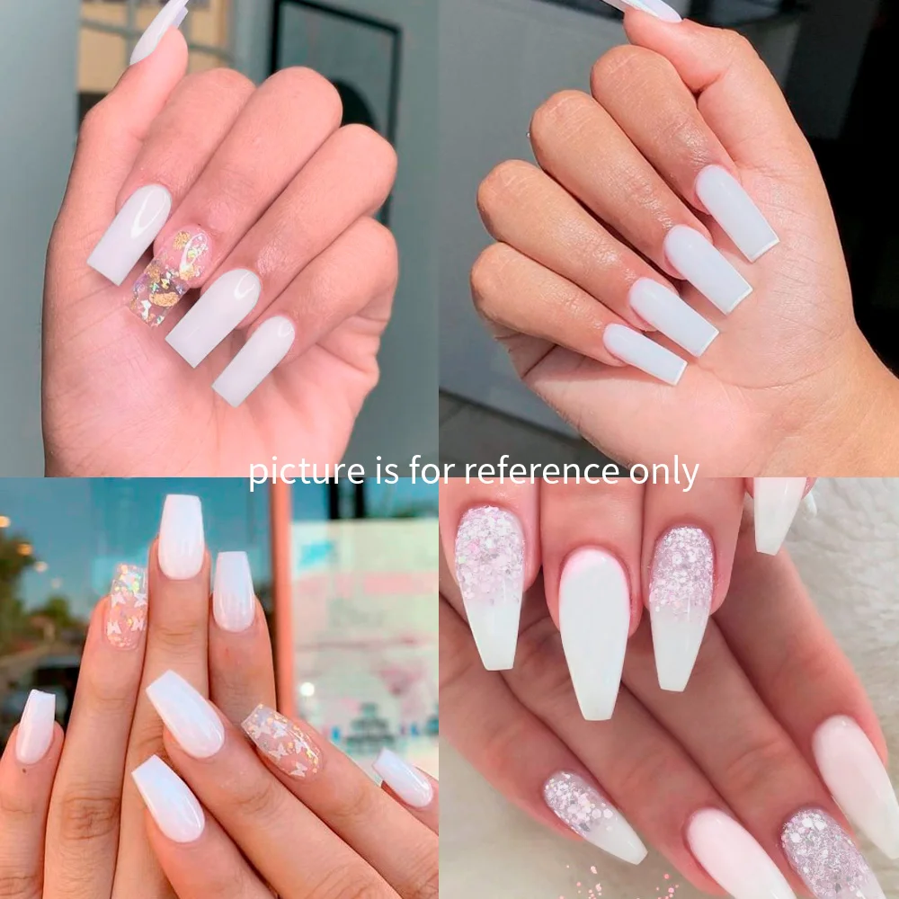 ULOVKAYA Milky White Gel Polish For Nails DIY 15ml UV/LED Varnishes Soak Off Nail Lacquer Semi Permanent | Красота и здоровье