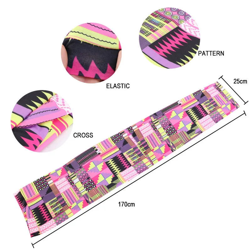 Helisopus новый роскошный женский шарф с принтом в африканском стиле длинный хвостом