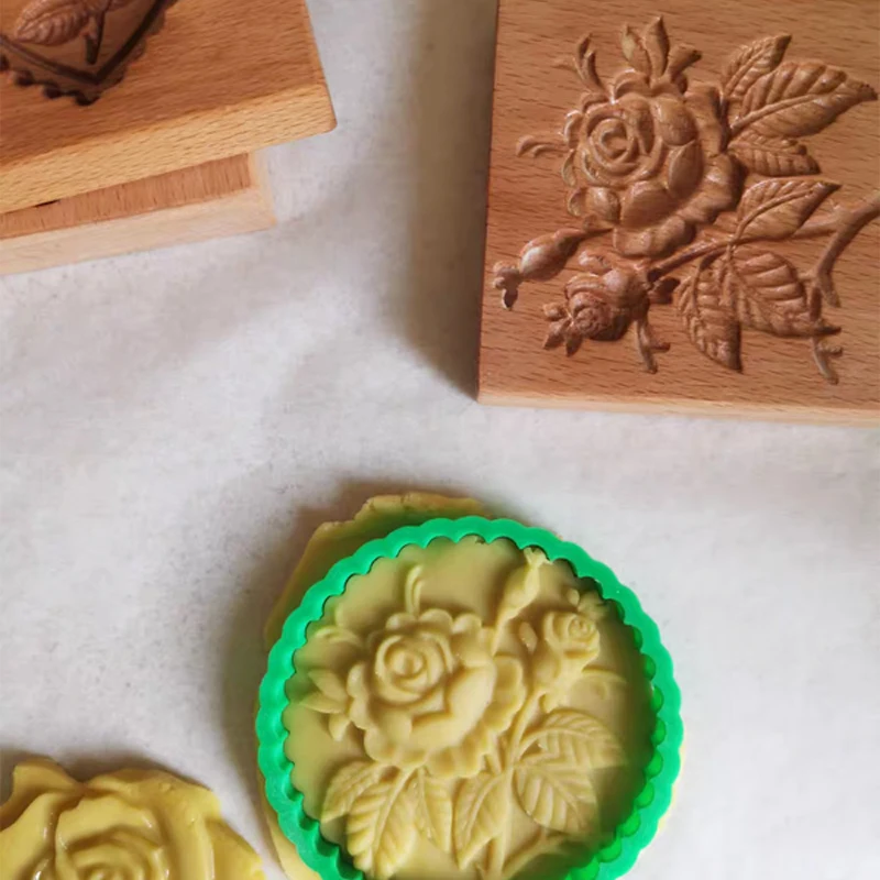 Деревянная форма для печенья деревянные формы из имбиря пресс 3D тиснения тортов