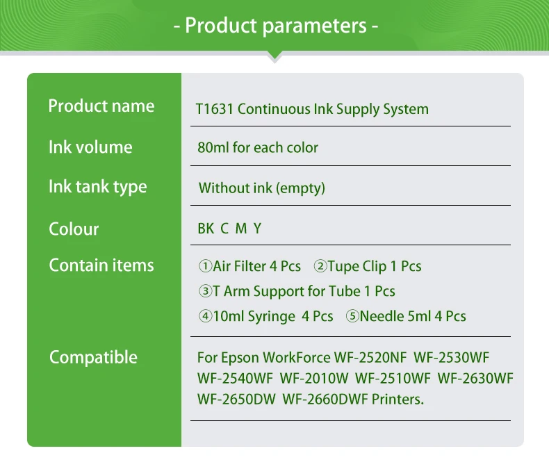 Plavetink 16 XL T16 T1631 непрерывной подачи чернил Системы ciss для epson WF-2750 WF-2650 WF-2750DWF WF2750 WF 2650 2660 принтер