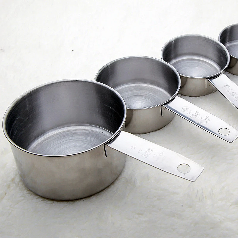 5 шт. прочный Нержавеющая сталь мерные ложки чашки набор Кухня выпечки