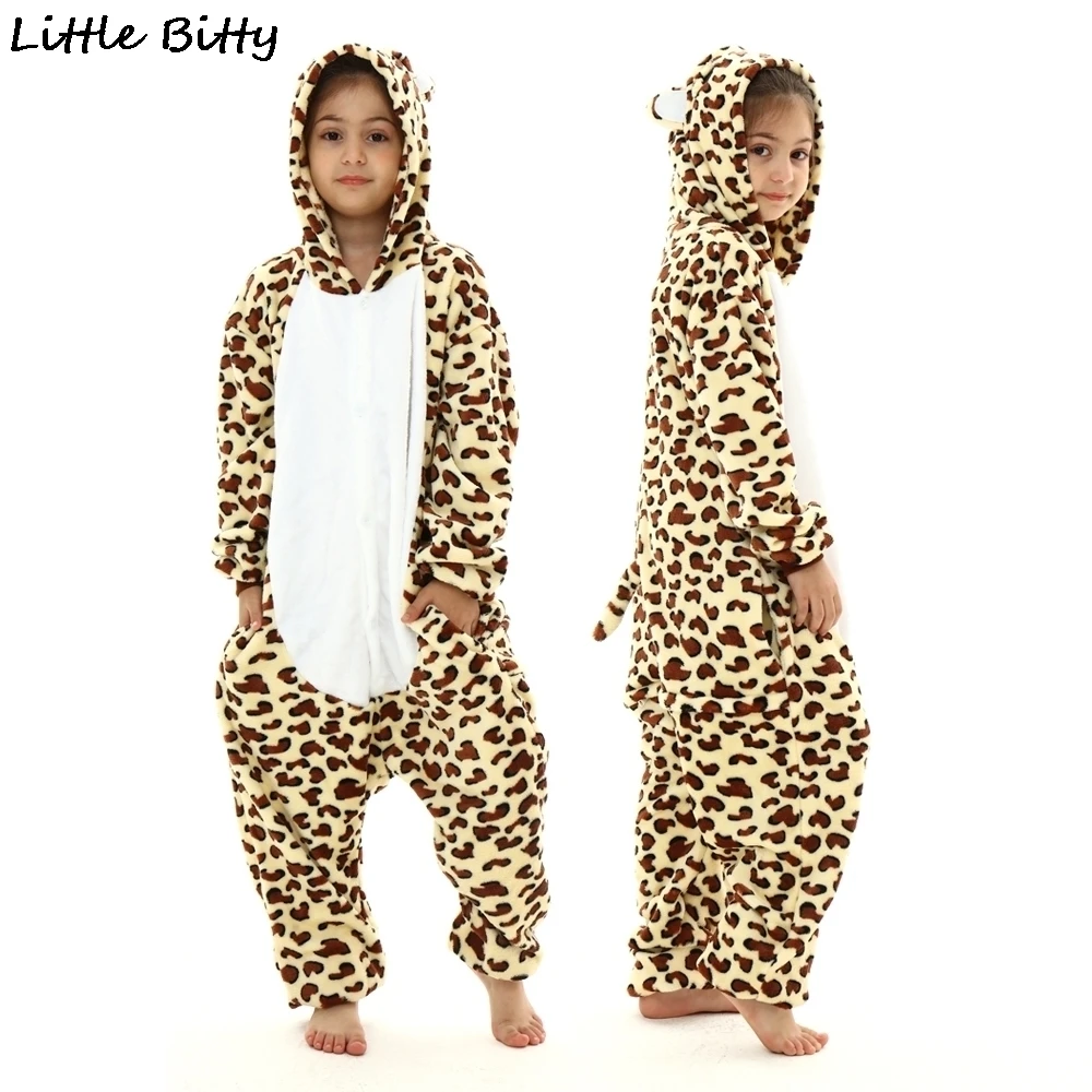 Детская Пижама-кигуруми в виде животных панда тигр динозавр |