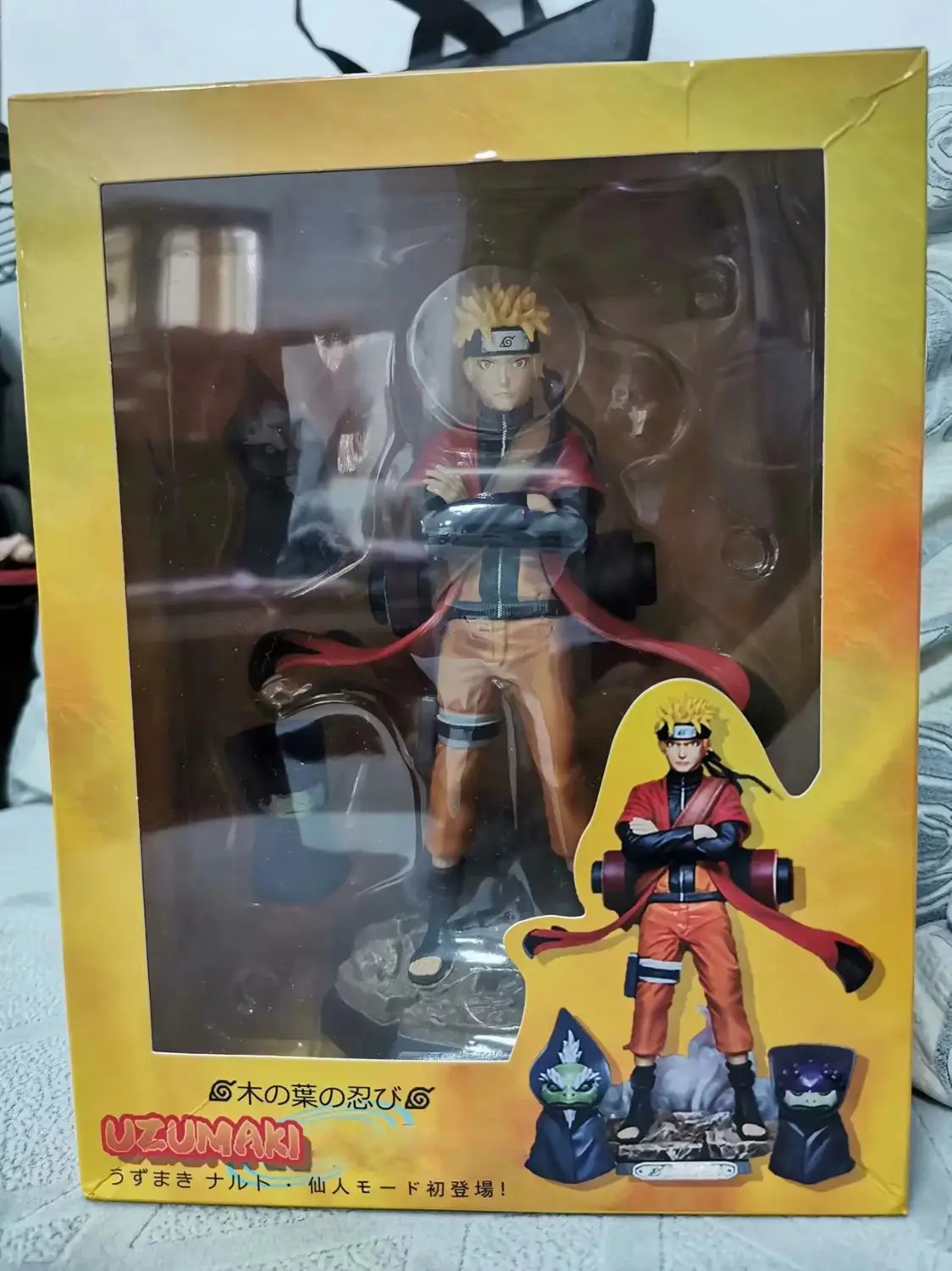 Naruto Box 22cm Рисунок, аниме, Наруто Shippuden Kazekage повязка на голову Sabaku no Gaara Uchiha Obito Itachi Коллекционная модель ПВХ экшн-игрушки 31 см - Цвет: Naruto Box 22cm