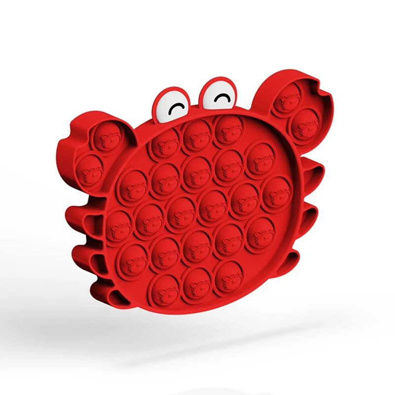 

New Autism Sensory Anti-Stress Relief Toy Game Gift For Kids Push Pop Bubble Crabs And Lobsters Fidget Toys
