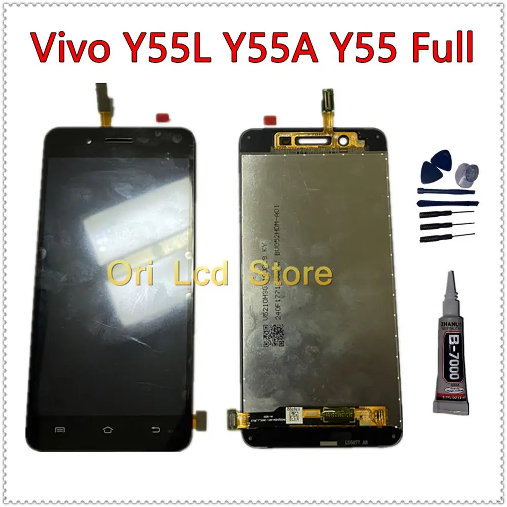 Оригинальный Для vivo Y55 ЖК экран сенсорный оригинальный дисплей Y55L Y55A Полный