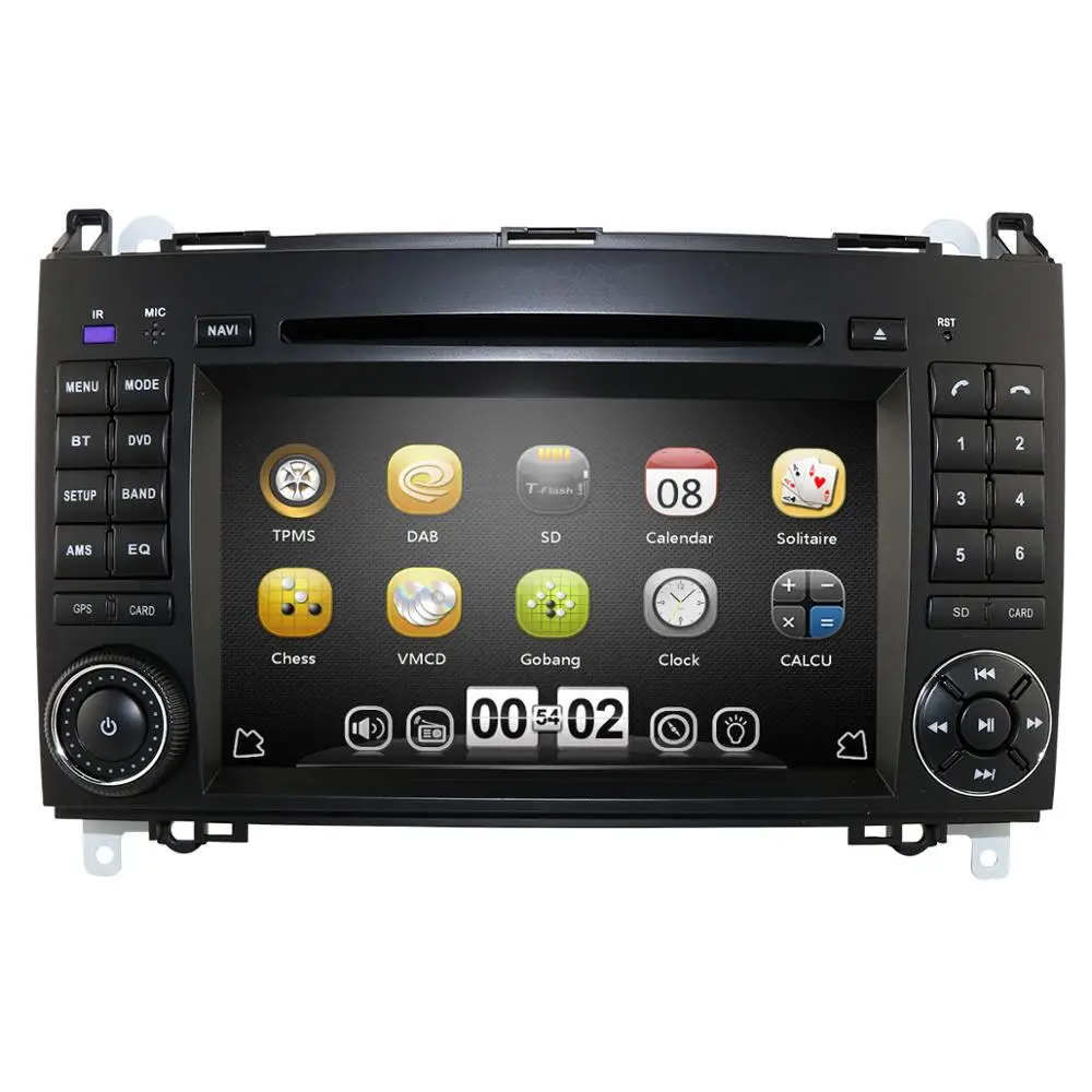 2 din автомобильное радио для машины DVD мультимедиа Mercedes Benz B200 A B Class W169 W245 Viano Vito W639