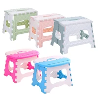 plastic multipurpose folding footstool home stool train outdoor chair storage portable stool home storage chair