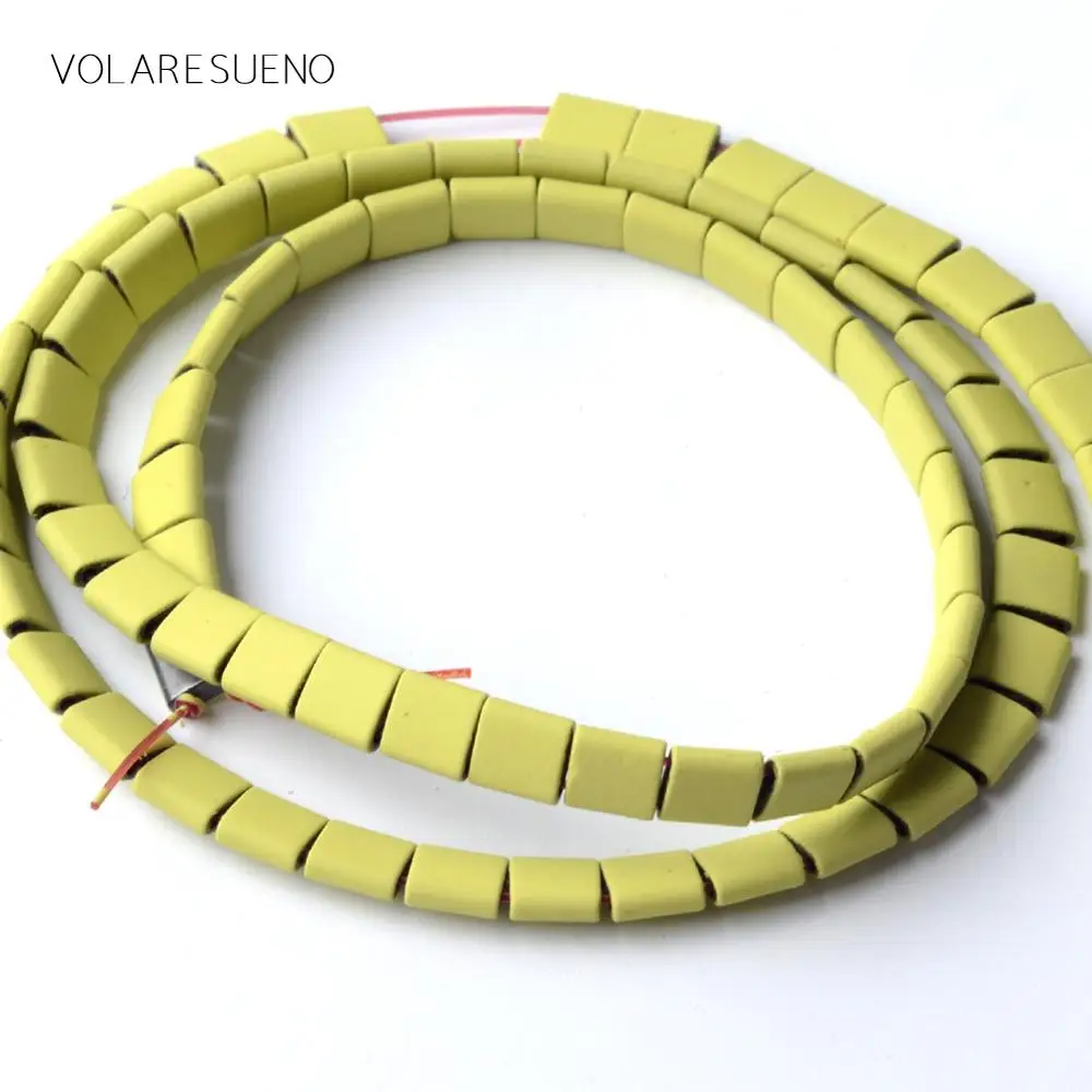 Оливковый зеленый гематит натуральный камень резиновые матовые Квадратные