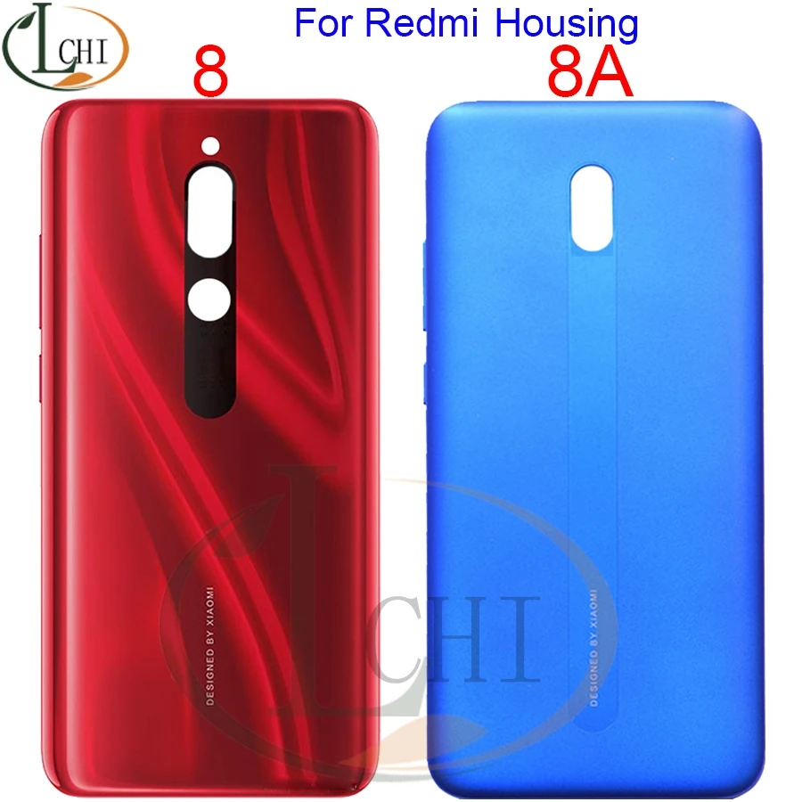 Новый чехол с аккумулятором для Xiaomi Redmi 8 8a Задняя стеклянная панель задний корпус