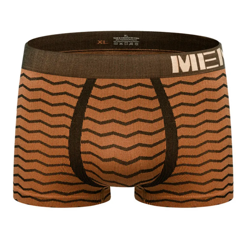 Новинка мужские эластичные трикотажные трусы Бесшовные Прочные мягкие и тонкие