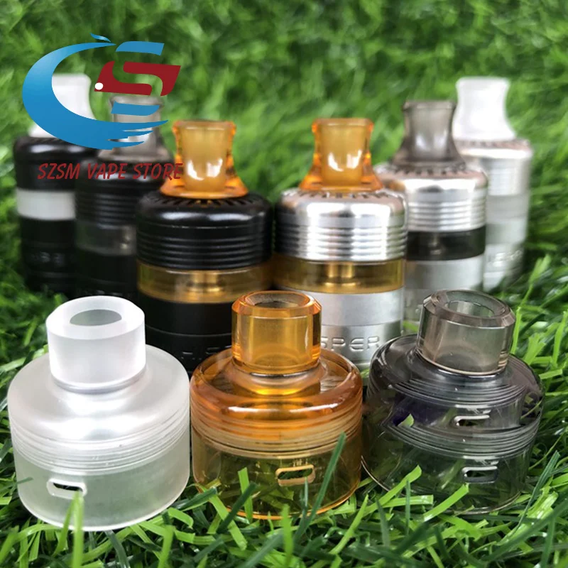 Новейший атомайзер WHISPER RDTA RDA RTA MTL DTL 2 в 1 22 мм 316 SS PEI PC 6 мл вейп электронная сигарета