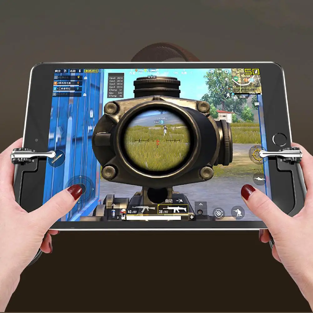 Kuulee 1 пара H2 геймпад для PUBG мобильных триггер шутер пульт дистанционного