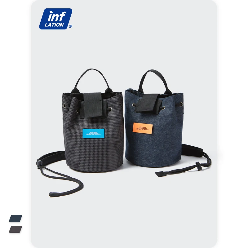 

Поясная Сумка-мешок в японском стиле унисекс, вместительная мужская сумочка через плечо в стиле Харадзюку, 443AI2020, лето 2021