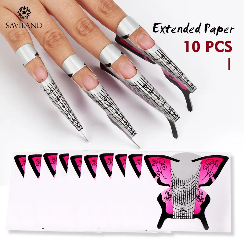 Инструменты для дизайна ногтей SAVILAND наращивание французских акриловые УФ