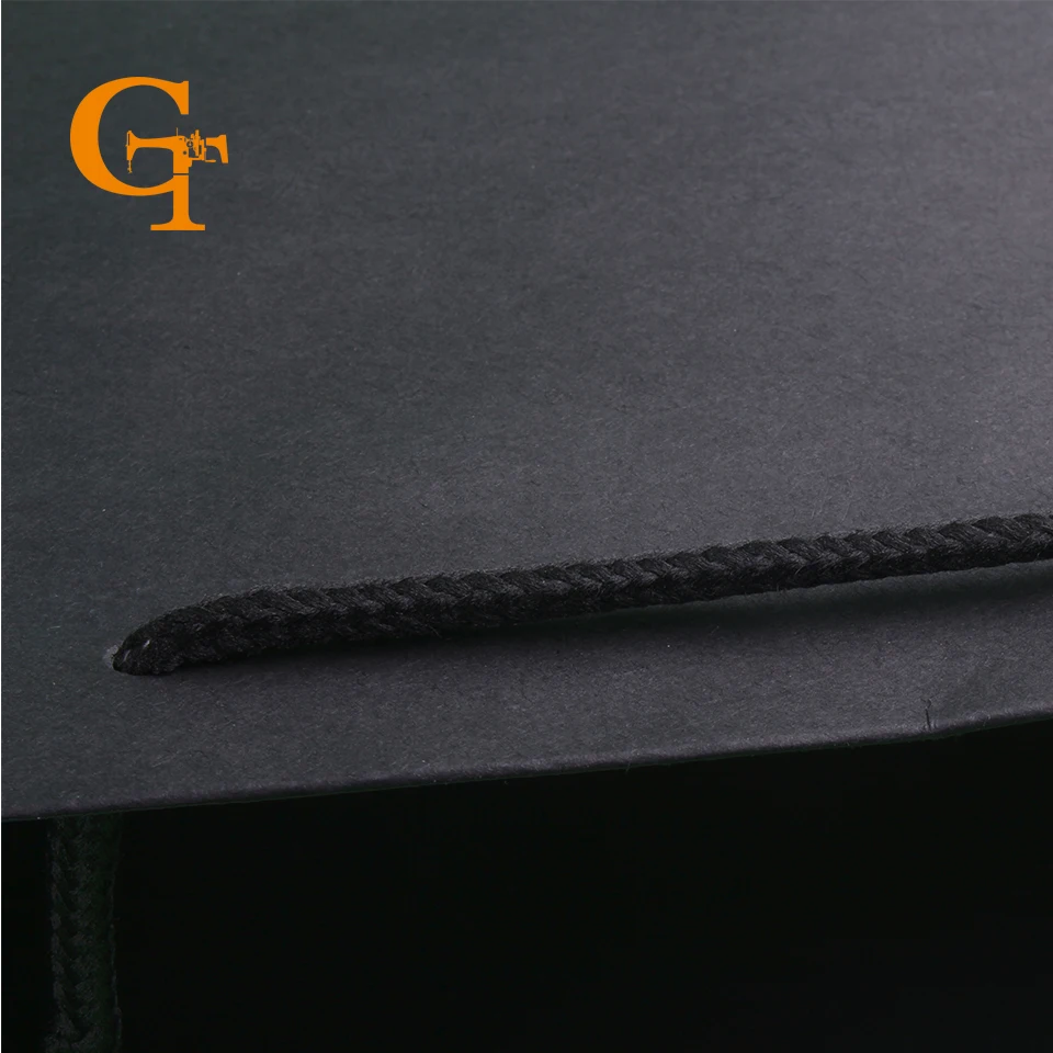 Необычные черный набор из 10 Бумага маленький подарок Сумки Сэндвич Хлеб Еда с