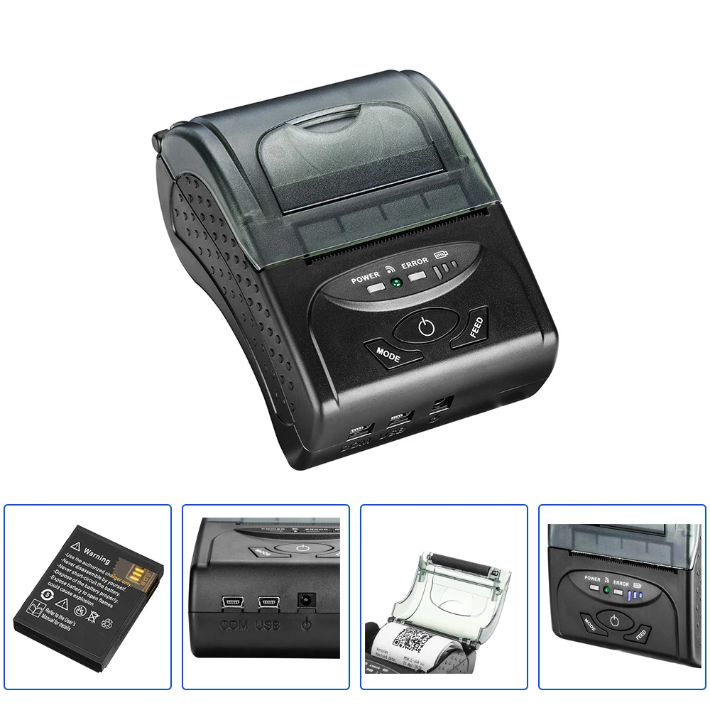 ISSYZONEPOS IMP027 дешевый Bluetooth 4 0 портативный мобильный мини 58 мм кассовый принтер