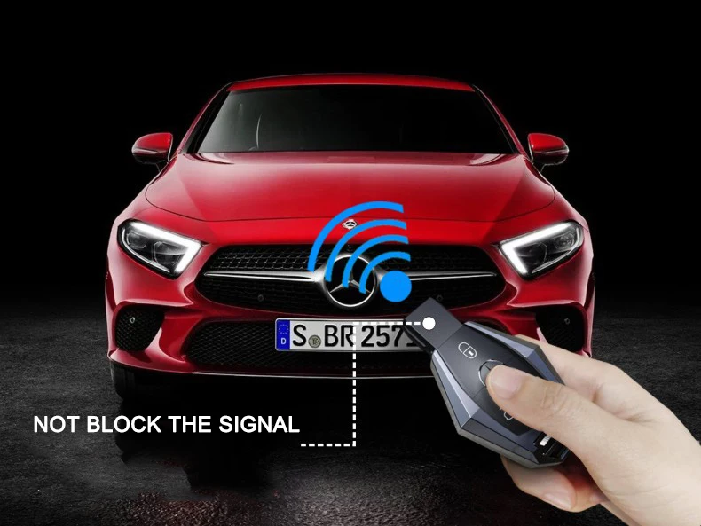 Чехол для ключей автомобиля из цинкового сплава для Mercedes Benz W203 W210 W211 W124 W202 W204 W212 W176 AMG аксессуары брелок
