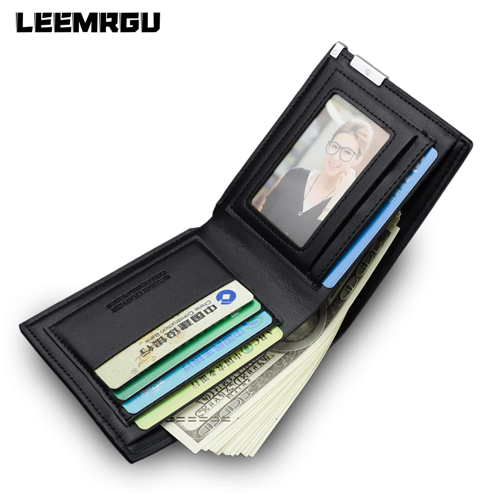 Хит продаж мужской короткий кошелек молодежный Мужской горизонтальный тренд