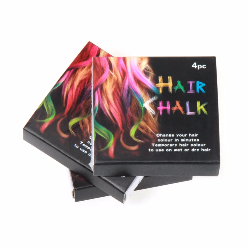 4 шт./компл. Мел Краска для волос мягкие волосы пастель набор Красота гигиена