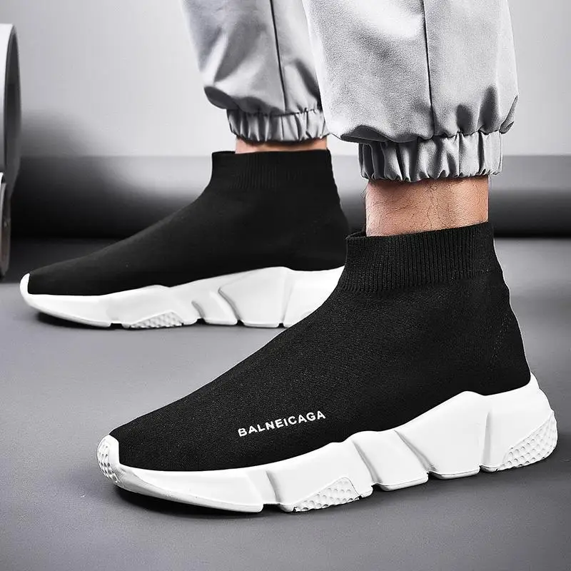 

New men's thick-soled jogging shoes white sports shoes outdoor sports shoes men's training sports jogging shoes women's shoes