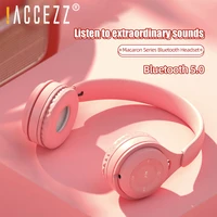 accezz wireless bluetooth headphones for iphone xiaomi samsung earbuds stereo surround earphones with mic aux tf cards headsets