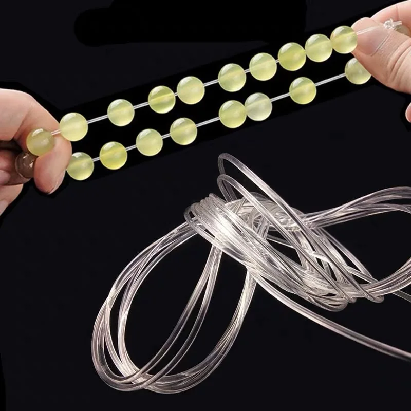 

393inch/Roll Multi-Color Stretch Elastic Crystal Line Beading Rope String Cord For Jewelry Making DIY Handmade Bracelet Necklace