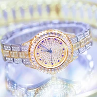 luxury women gold watch fashion ladies quartz super shine diamonds wristwatch elegant women bracelet watches reloj mujer