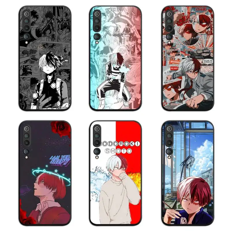 

Shoto Todoroki My Hero Phone Case For Xiaomi Mi Note 10 Lite Mi 9T Pro xiaomi 10 CC9 9SE