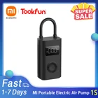 Портативный электрический воздушный насос Xiaomi, 1S 150psi, датчик давления для велосипедов, мотоциклов, скутеров, фонариков, надувной