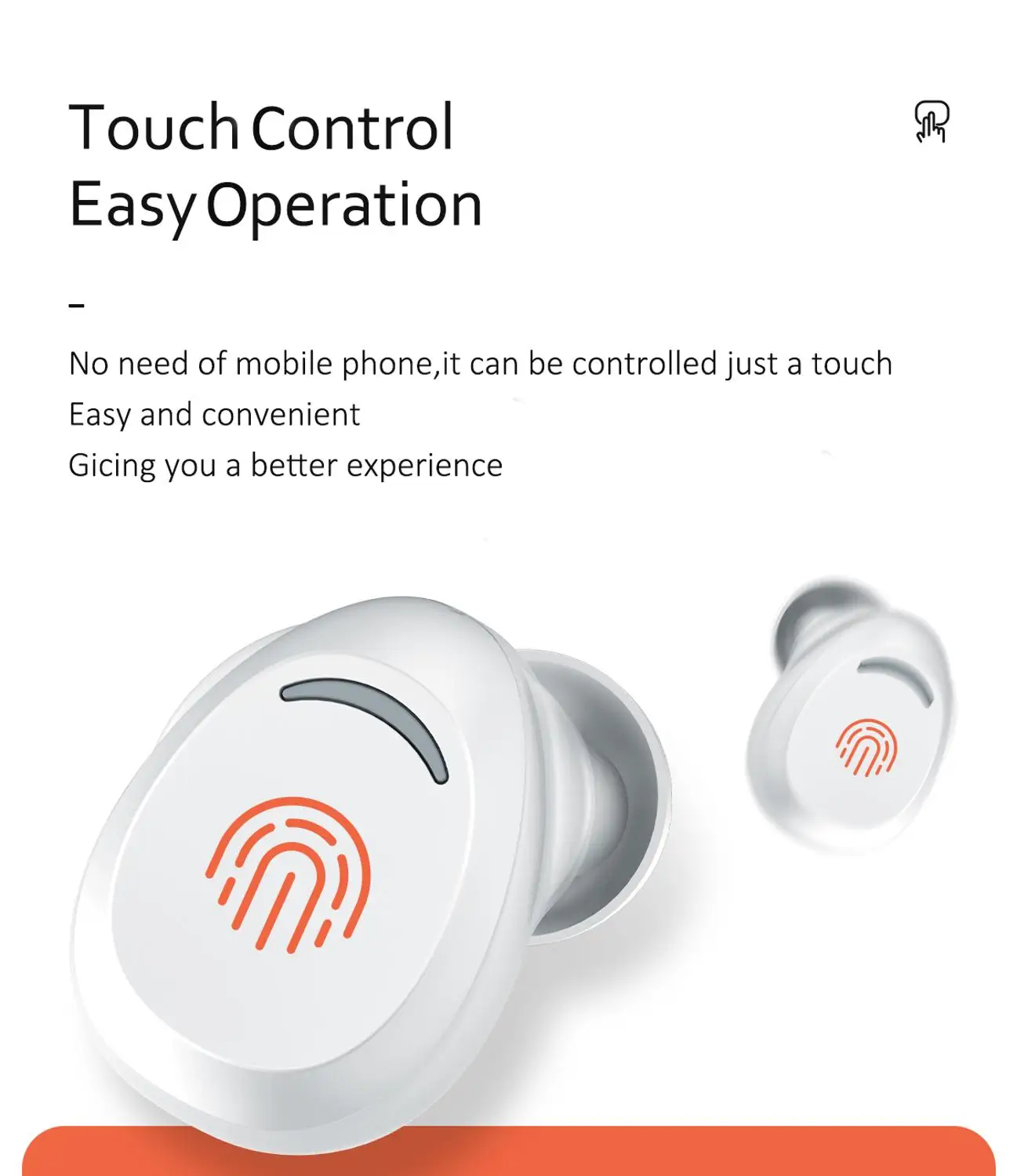 Powerful Bass Bluetooth Earphone TWS Headset with Mic Earbuds Wireless Earphones Gaming | Электроника