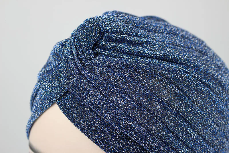 Новая модная женская розовая Золотая простая блестящая повязка на голову с