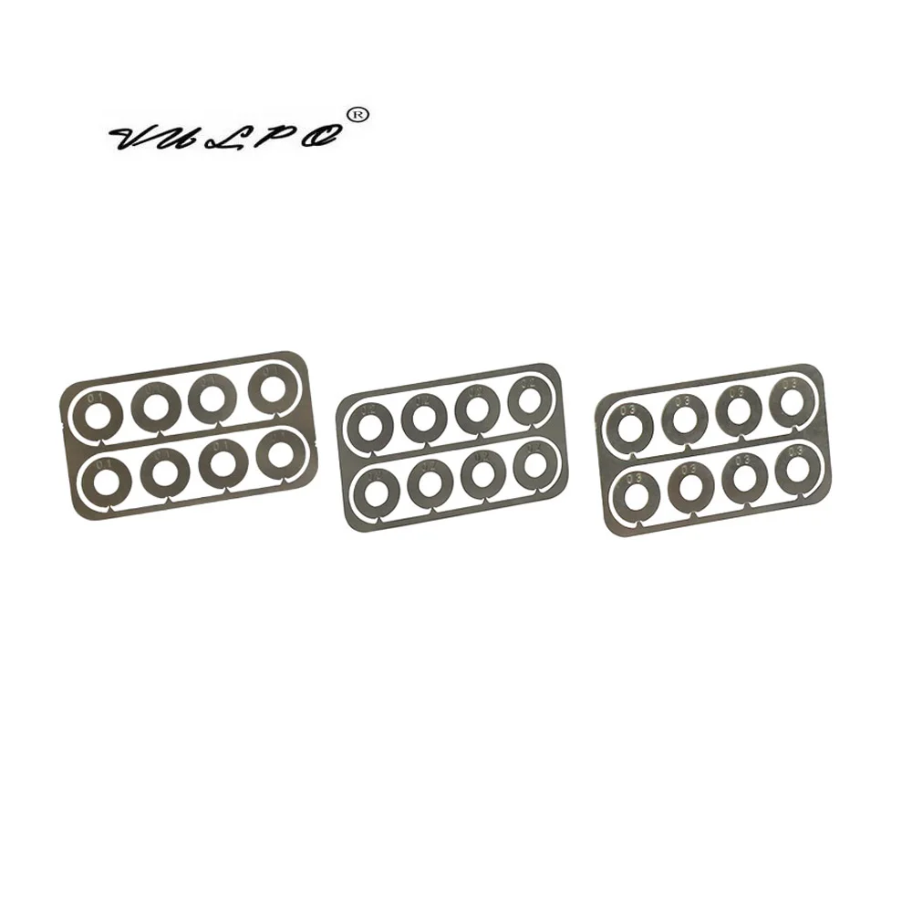 

VULPO Super Precision Stainless Steel Shim Set 0.1mm 0.2mm 0.3mm For Airsoft AEG Gearbox