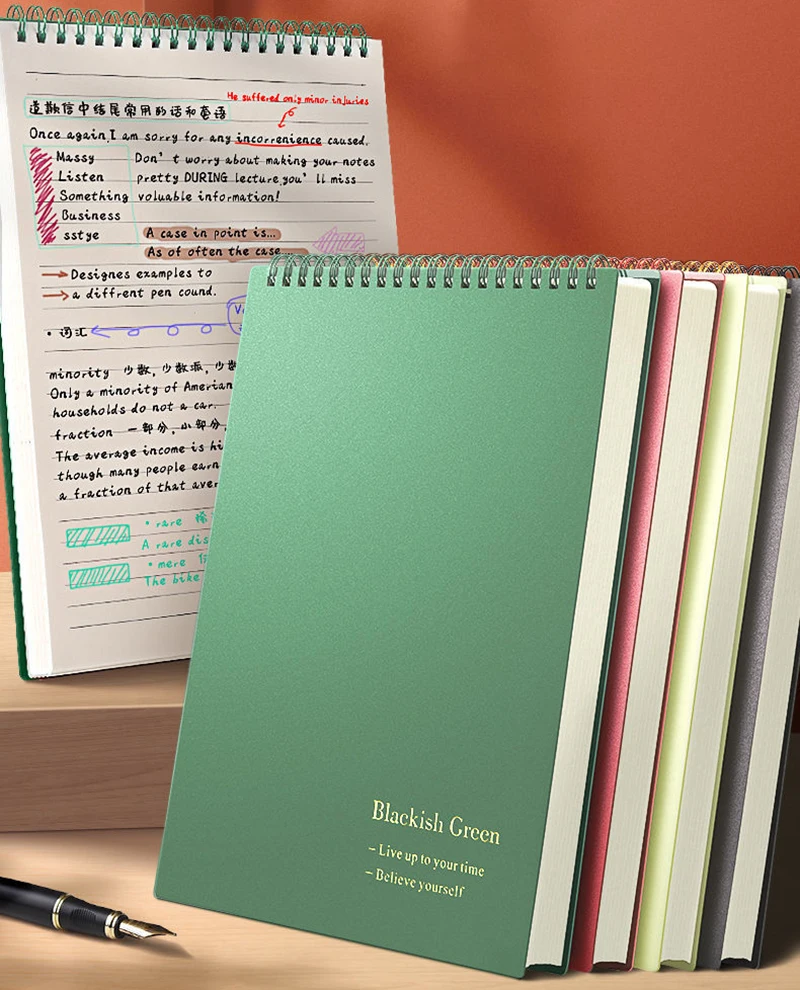 

Notebooks A5/B5,80sheets Writting Paper Grid Book For School Office,Checkered Planner Notepads Agenda 2021 Flipbook