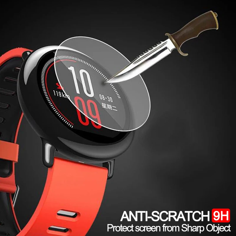 Закаленное стекло для смарт-часов Xiaomi Huami Amazfit GTR 42 мм 47 Защитная пленка экрана Pace