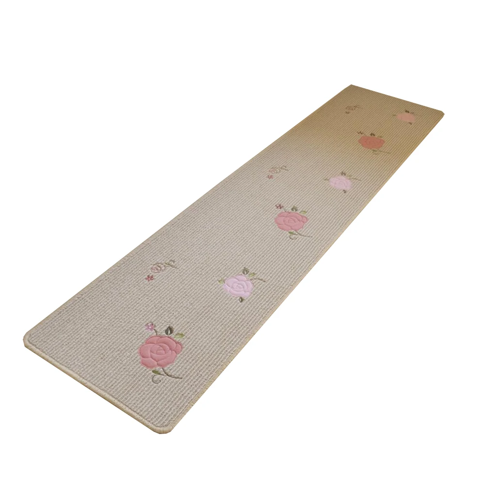 Анти пропуск ручной работы вышивка кухня длинные коврики ванная комната