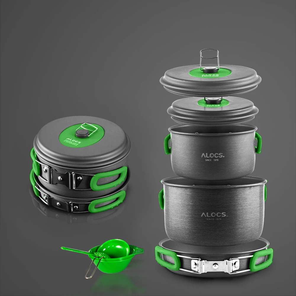 9 в 1 кастрюля для кемпинга газовая плита походная посуда кухонная утварь миска