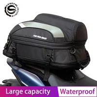 new motocentric motorcycle rear seat bag riding backpack racing tail bag large capacity helmet bag backpack motorcycle accessory