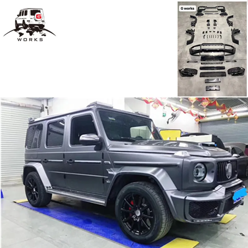 W464 G63 G500 G350 переднего бампера задний бампер тюнинг пакет для автомобилей Спойлер