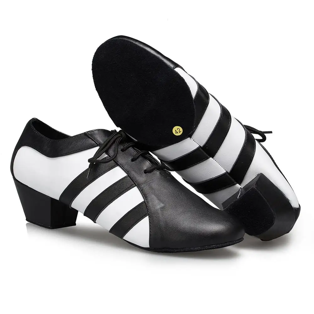 Профессиональная бальная комната, латинские танцевальные туфли для мужчин, для мальчиков, для взрослых, танцевальные туфли для мужчин, для помещений, танцевальные туфли, каблук 2,5/4,5 см, Прямая поставка
