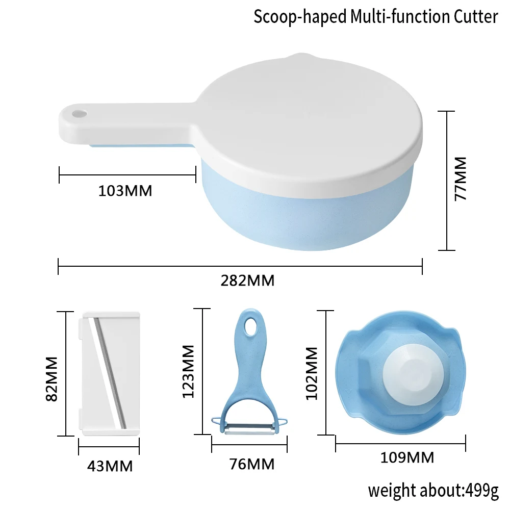 XYj овощерезка мандолин Многофункциональный слайсер круглый картофель резка