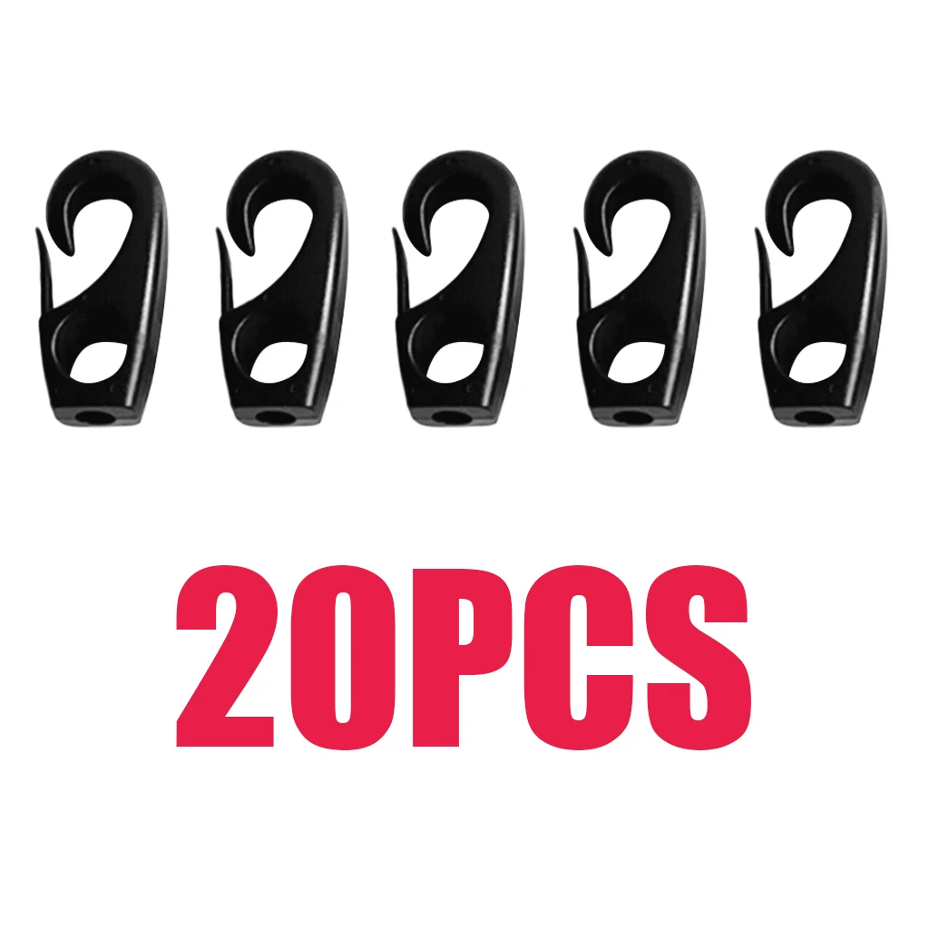 20xshock Cord Bungee крючки зажима для шнура 7 мм аксессуары крепления байдарки