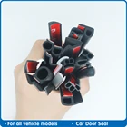 Уплотнительная лента для двери автомобиля, P Z D B T-образная, 1 м, резиновая шумоизоляция, защита от пыли, звукоизоляция, прочное клейкое уплотнение 3 м