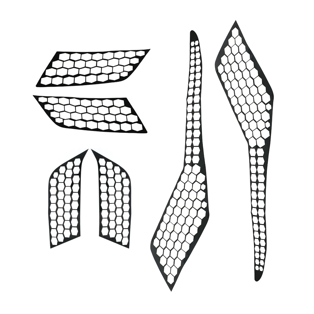 Автомобильный задний светильник лампа крышка для пчелиных сот наклейки