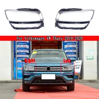 car headlight shell lamp shade transparent cover glass headlamp lens cover for volkswagen vw tharu 2019 2020 auto lamp case