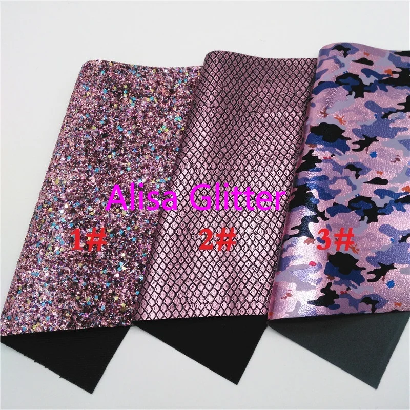 1 шт. А4 Размер 21х29см Алиса блестящая фиолетовая ткань камуфляжная из