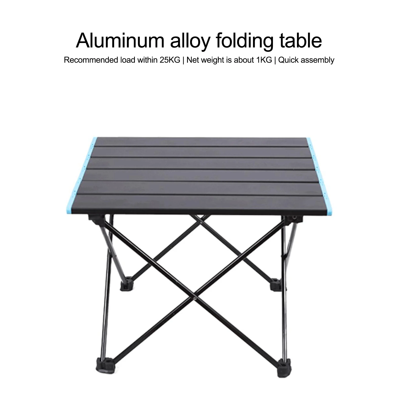 Outdoor Camping Table Portable Foldable Desk Furniture Computer Bed Aluminium Hiking Climbing Picnic Folding Tables