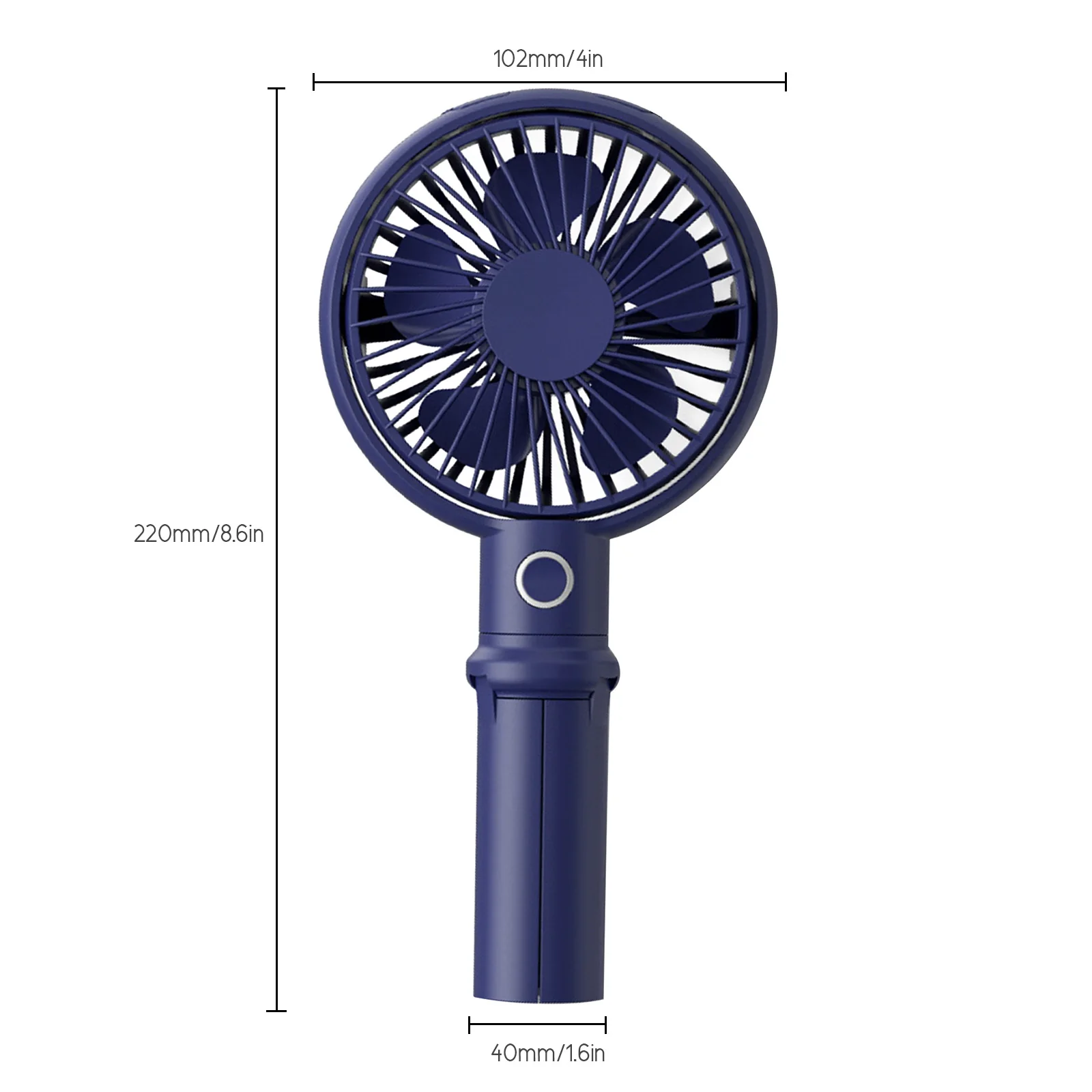 

Mini Handheld Desk Fan USB Rechargeable 3 Speed Adjustable Portable Quiet Air Cooler Summer Cooling Outdoor Travel Radiator Fan