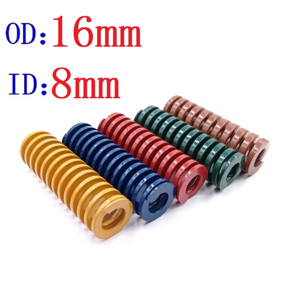 Hot Sale 2Pcs Blue Light Load Spiral Stamping Compression Die Spring Outer Diameter 12mm Inner 6mm Length 20-150mm | Обустройство